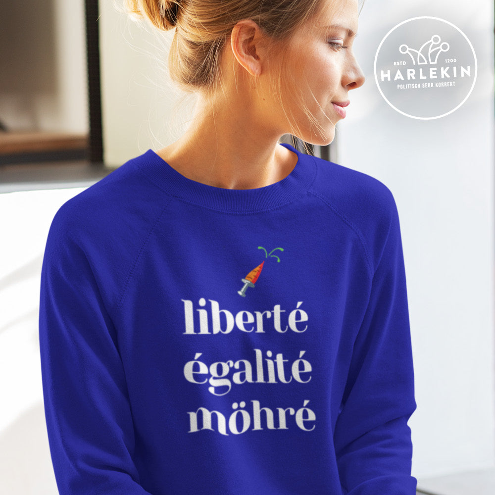 DIE MÖHRE: GRÜNZEUG SWEATER MÄDELS • LIBERTE EGALITE MÖHRE - DUNKEL-HARLEKINSHOP
