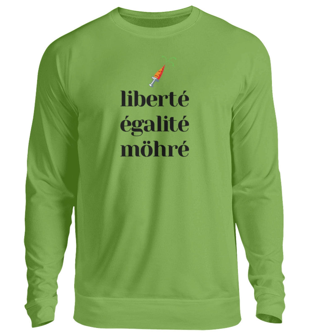 DIE MÖHRE: GRÜNZEUG SWEATER MÄDELS • LIBERTE EGALITE MÖHRE - HELL-HARLEKINSHOP