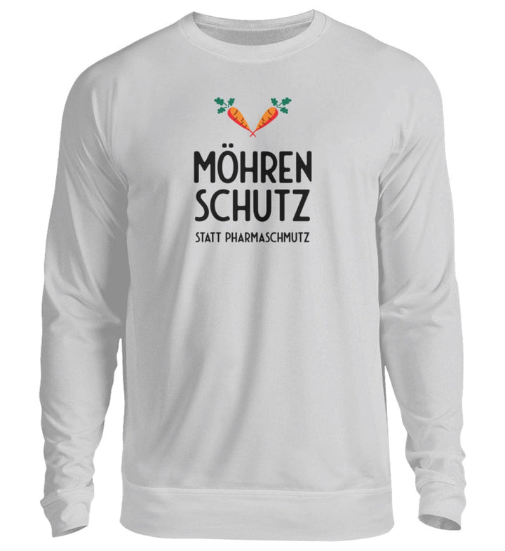 DIE MÖHRE: GRÜNZEUG SWEATER MÄDELS • MÖHRENSCHUTZ STATT PHARMASCHMUTZ - HELL-HARLEKINSHOP