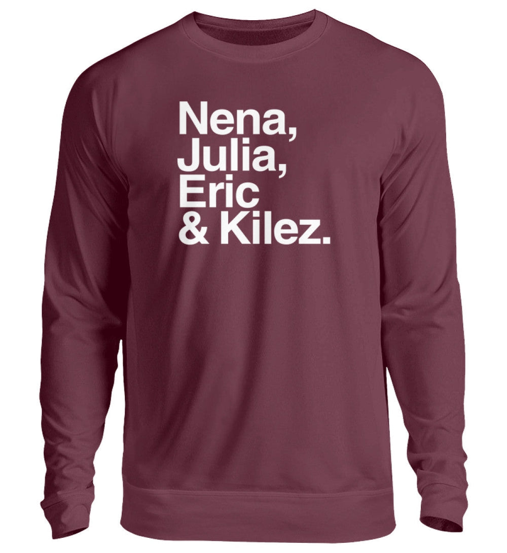 DIE MÖHRE: GRÜNZEUG SWEATER MÄDELS • NENA, JULIA, ERIC & KILEZ - DUNKEL-HARLEKINSHOP