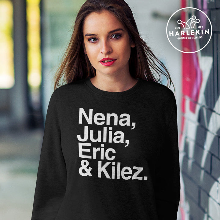 DIE MÖHRE: GRÜNZEUG SWEATER MÄDELS • NENA, JULIA, ERIC & KILEZ - DUNKEL-HARLEKINSHOP