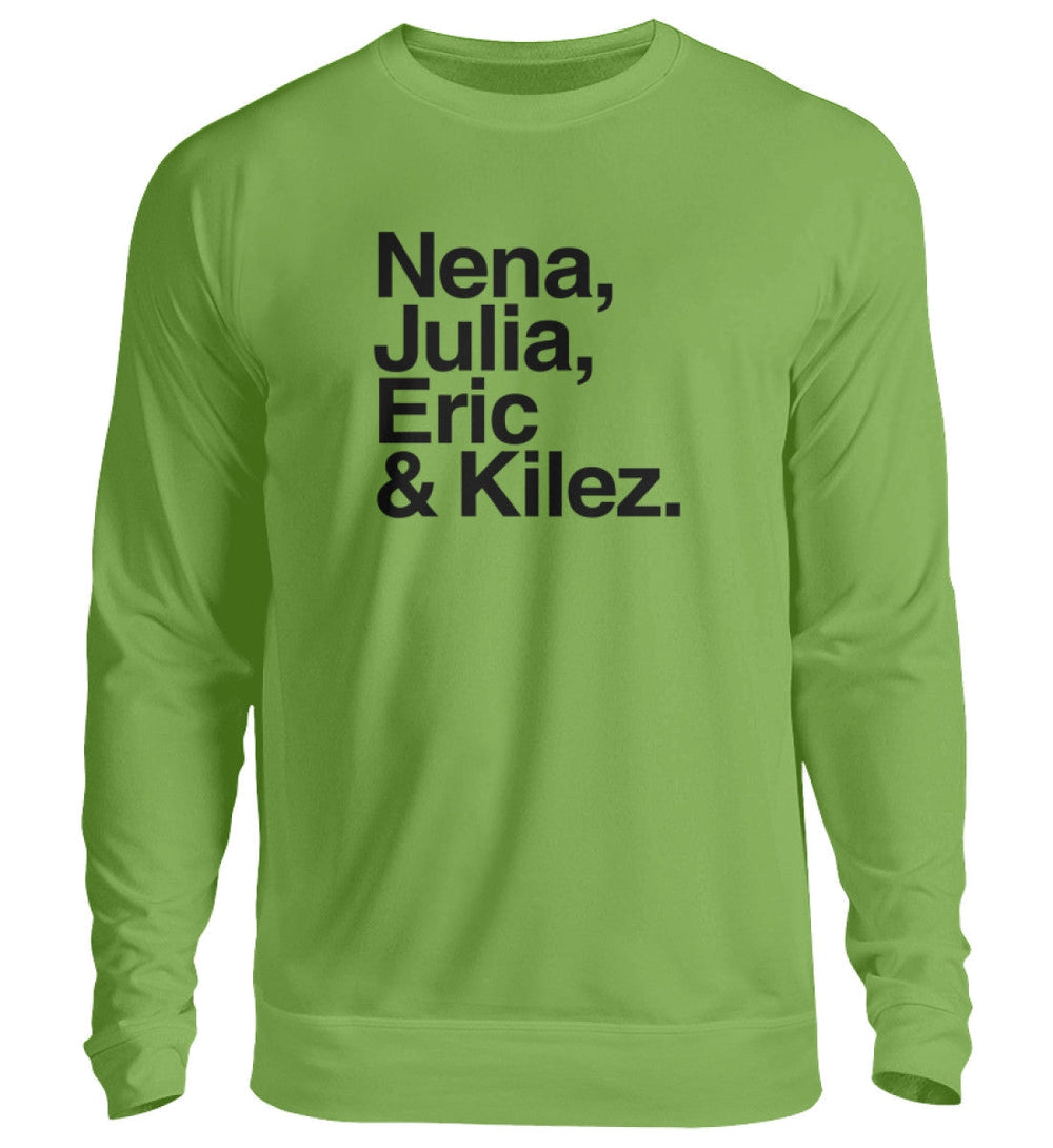 DIE MÖHRE: GRÜNZEUG SWEATER MÄDELS • NENA, JULIA, ERIC & KILEZ - HELL-HARLEKINSHOP