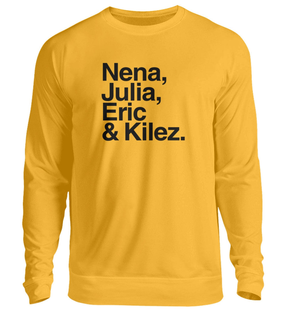DIE MÖHRE: GRÜNZEUG SWEATER MÄDELS • NENA, JULIA, ERIC & KILEZ - HELL-HARLEKINSHOP