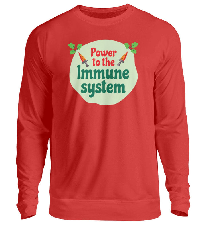 DIE MÖHRE: GRÜNZEUG SWEATER MÄDELS • POWER TO THE IMMUNE SYSTEM-HARLEKINSHOP