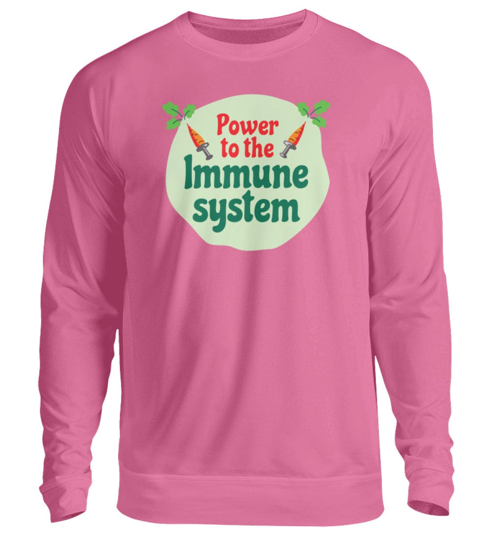 DIE MÖHRE: GRÜNZEUG SWEATER MÄDELS • POWER TO THE IMMUNE SYSTEM-HARLEKINSHOP