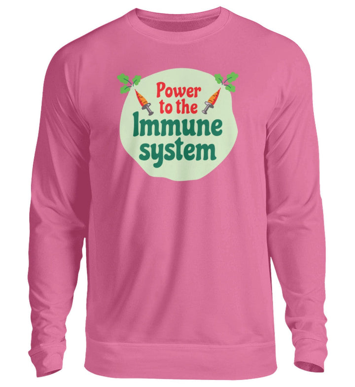 DIE MÖHRE: GRÜNZEUG SWEATER MÄDELS • POWER TO THE IMMUNE SYSTEM-HARLEKINSHOP