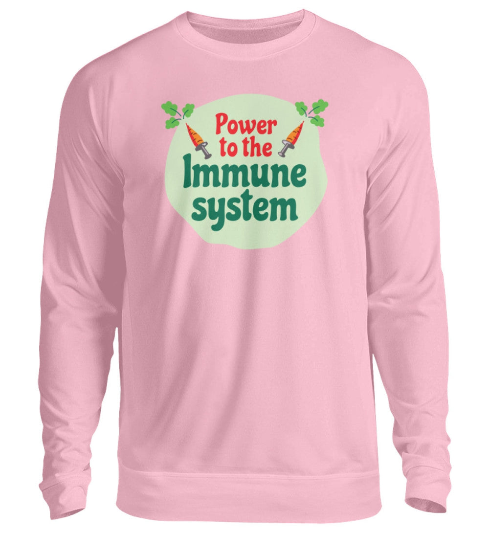 DIE MÖHRE: GRÜNZEUG SWEATER MÄDELS • POWER TO THE IMMUNE SYSTEM-HARLEKINSHOP