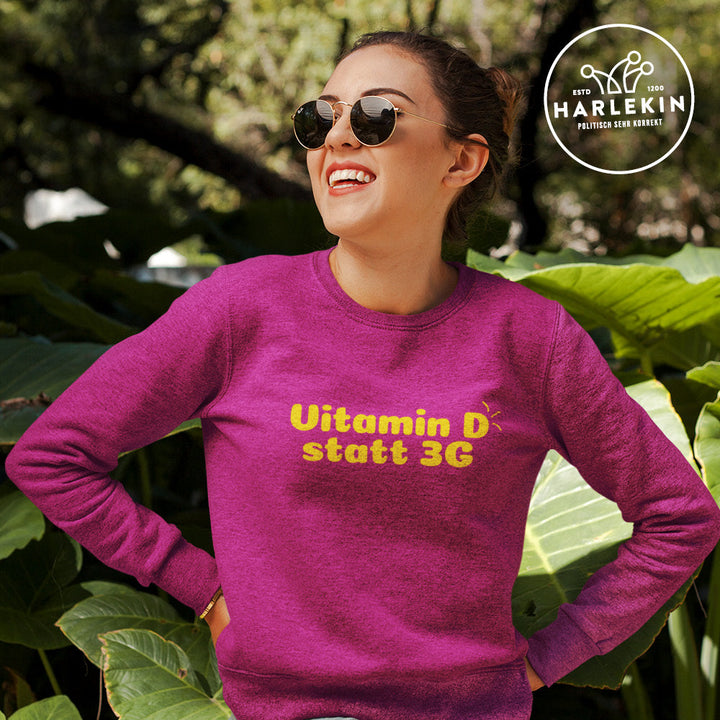 DIE MÖHRE: GRÜNZEUG SWEATER MÄDELS • VITAMIN D STATT 3G-HARLEKINSHOP
