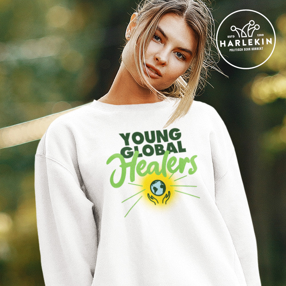 DIE MÖHRE: GRÜNZEUG SWEATER MÄDELS • YOUNG GLOBAL HEALERS-HARLEKINSHOP