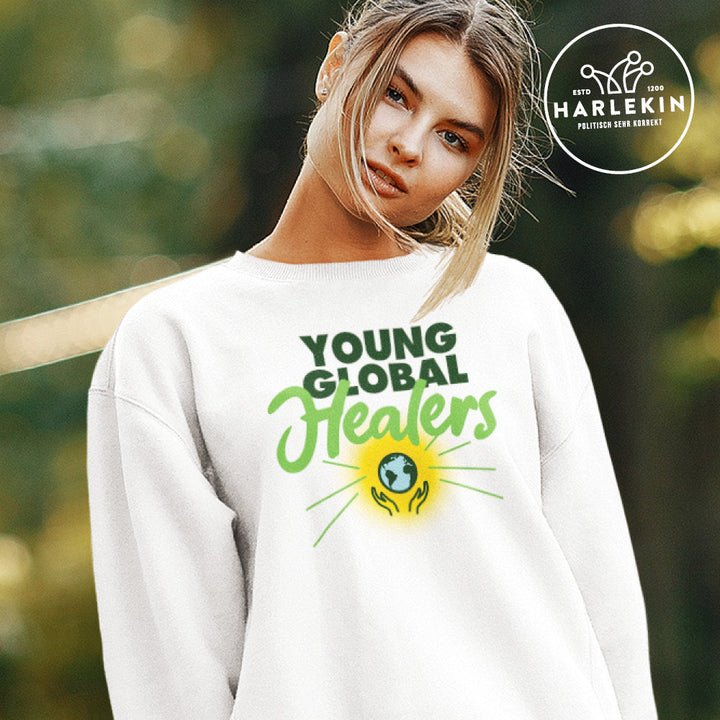 DIE MÖHRE: GRÜNZEUG SWEATER MÄDELS • YOUNG GLOBAL HEALERS-HARLEKINSHOP