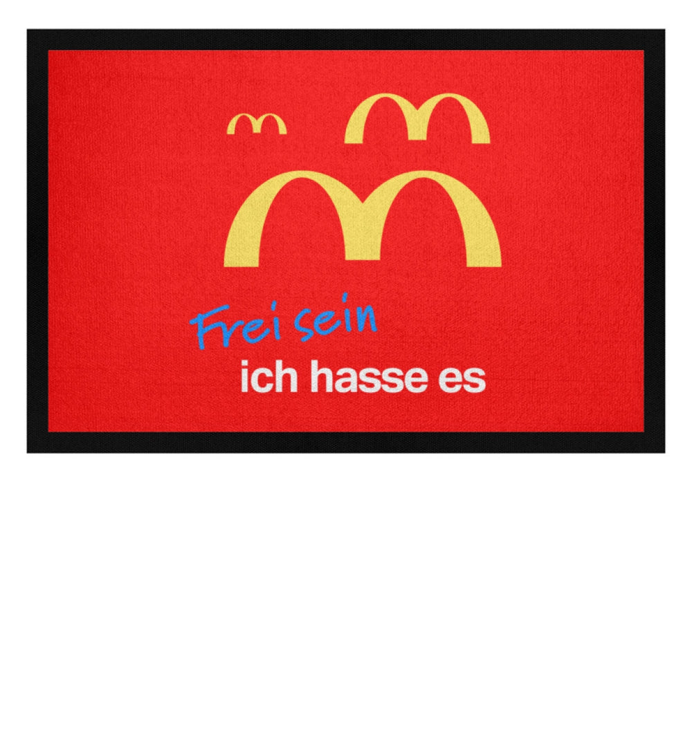 DIE WERBEANSTALT FUSSMATTE • MCDOOF: FREI SEIN-HARLEKINSHOP