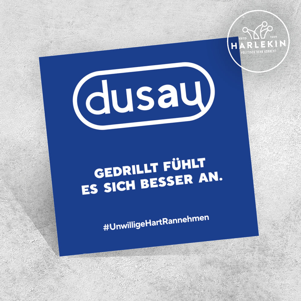 DIE WERBEANSTALT GROSSE STICKER / AUFKLEBER • DU SAU! (10 STK.)-HARLEKINSHOP