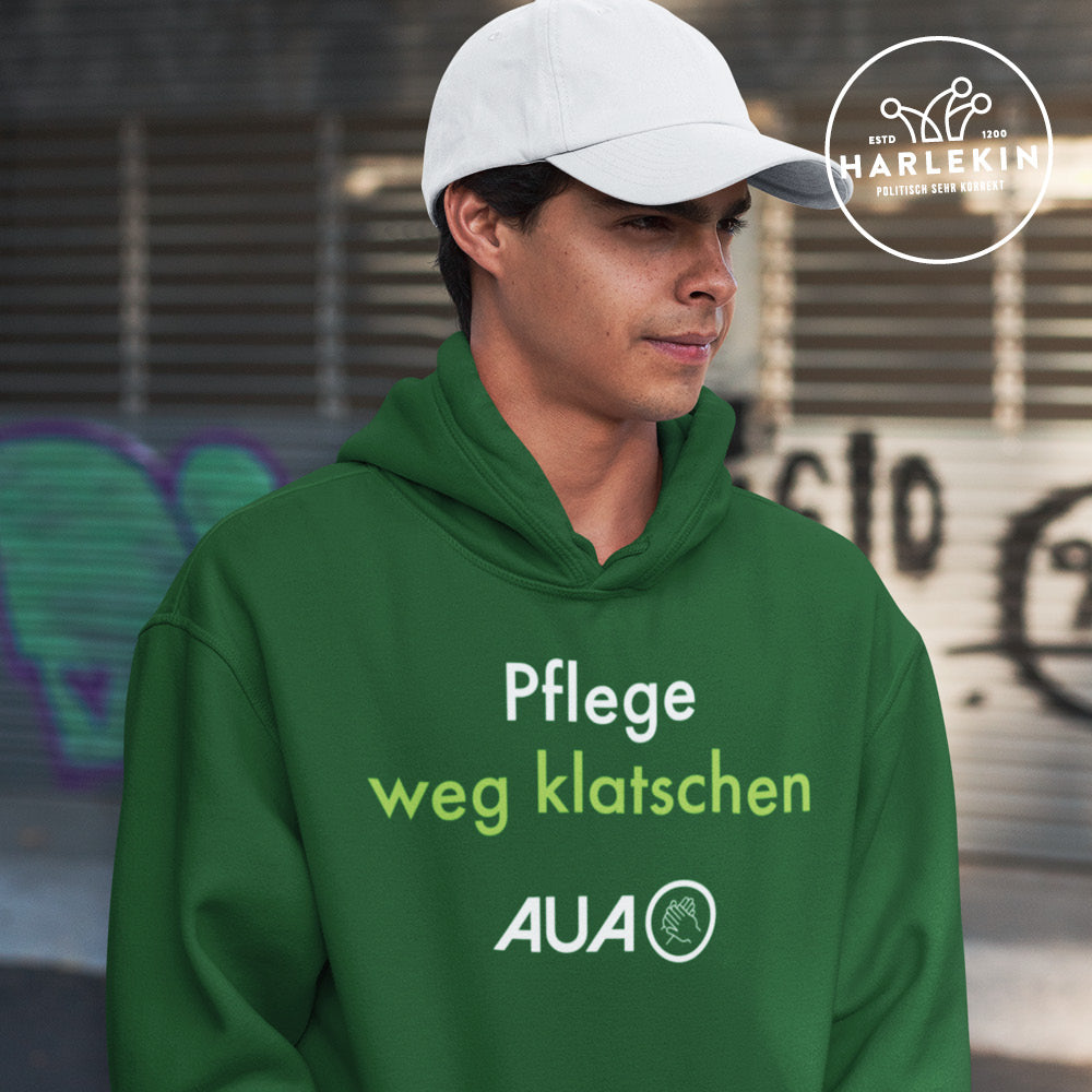 DIE WERBEANSTALT HOODIE BUBEN • AUA: PFLEGE WEG KLATSCHEN-HARLEKINSHOP