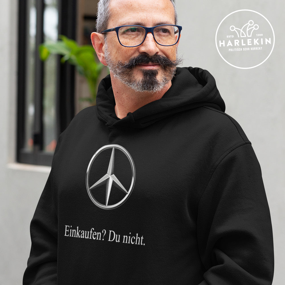 DIE WERBEANSTALT HOODIE BUBEN • BENZTOWN: EINKAUFEN? DU NICHT.-HARLEKINSHOP