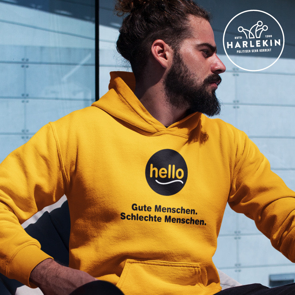 DIE WERBEANSTALT HOODIE BUBEN • HELLO: GUTE MENSCHEN SCHLECHTE MENSCHEN-HARLEKINSHOP