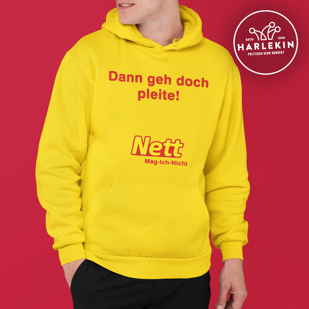 DIE WERBEANSTALT HOODIE BUBEN • NETT: MAG ICH NICHT-HARLEKINSHOP