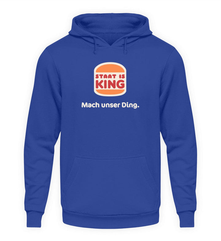 DIE WERBEANSTALT HOODIE BUBEN • STAAT IST KING-HARLEKINSHOP