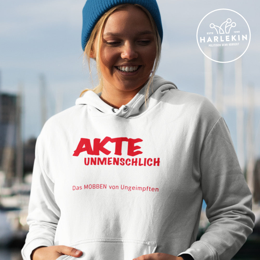DIE WERBEANSTALT HOODIE MÄDELS • AKTE UNMENSCHLICH-HARLEKINSHOP