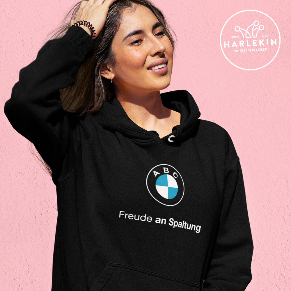 DIE WERBEANSTALT HOODIE MÄDELS • FREUDE AN SPALTUNG-HARLEKINSHOP