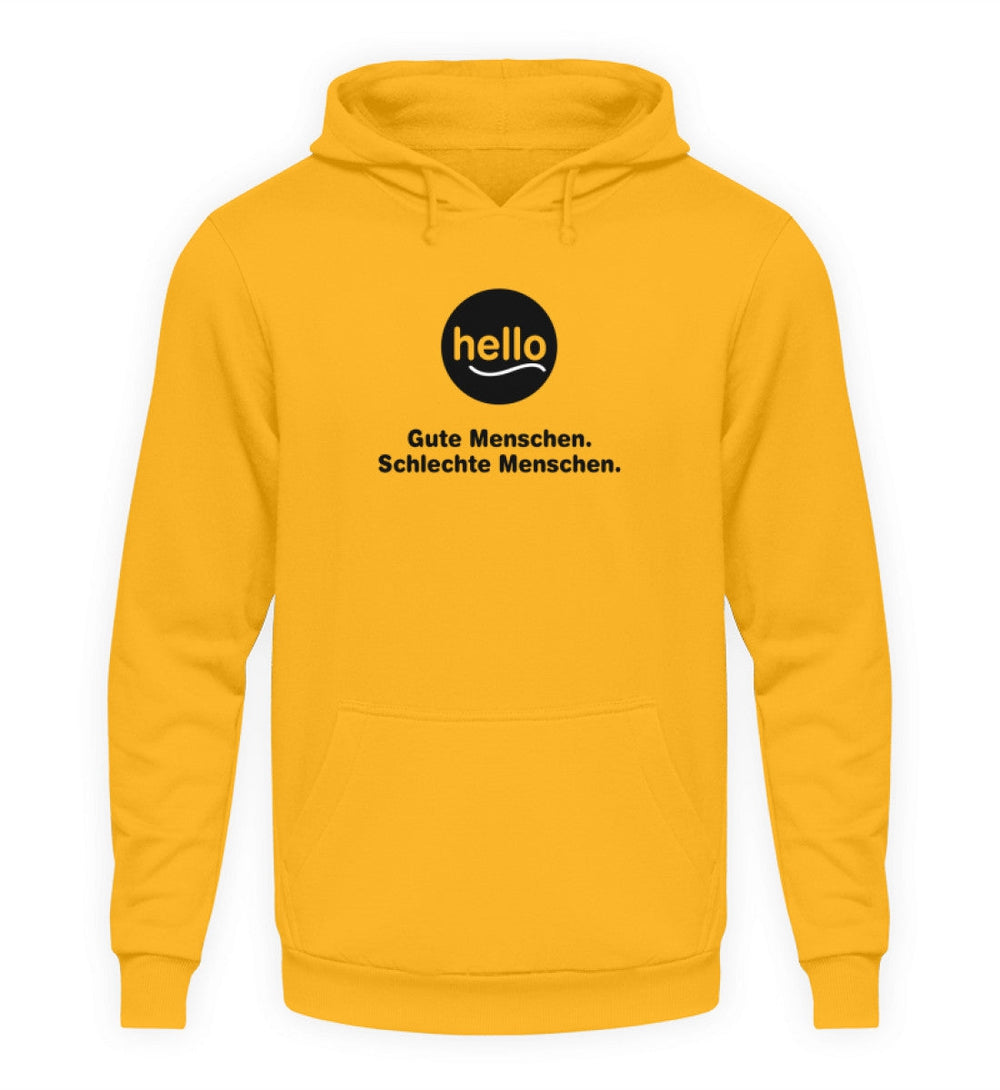 DIE WERBEANSTALT HOODIE MÄDELS • HELLO: GUTE MENSCHEN SCHLECHTE MENSCHEN-HARLEKINSHOP