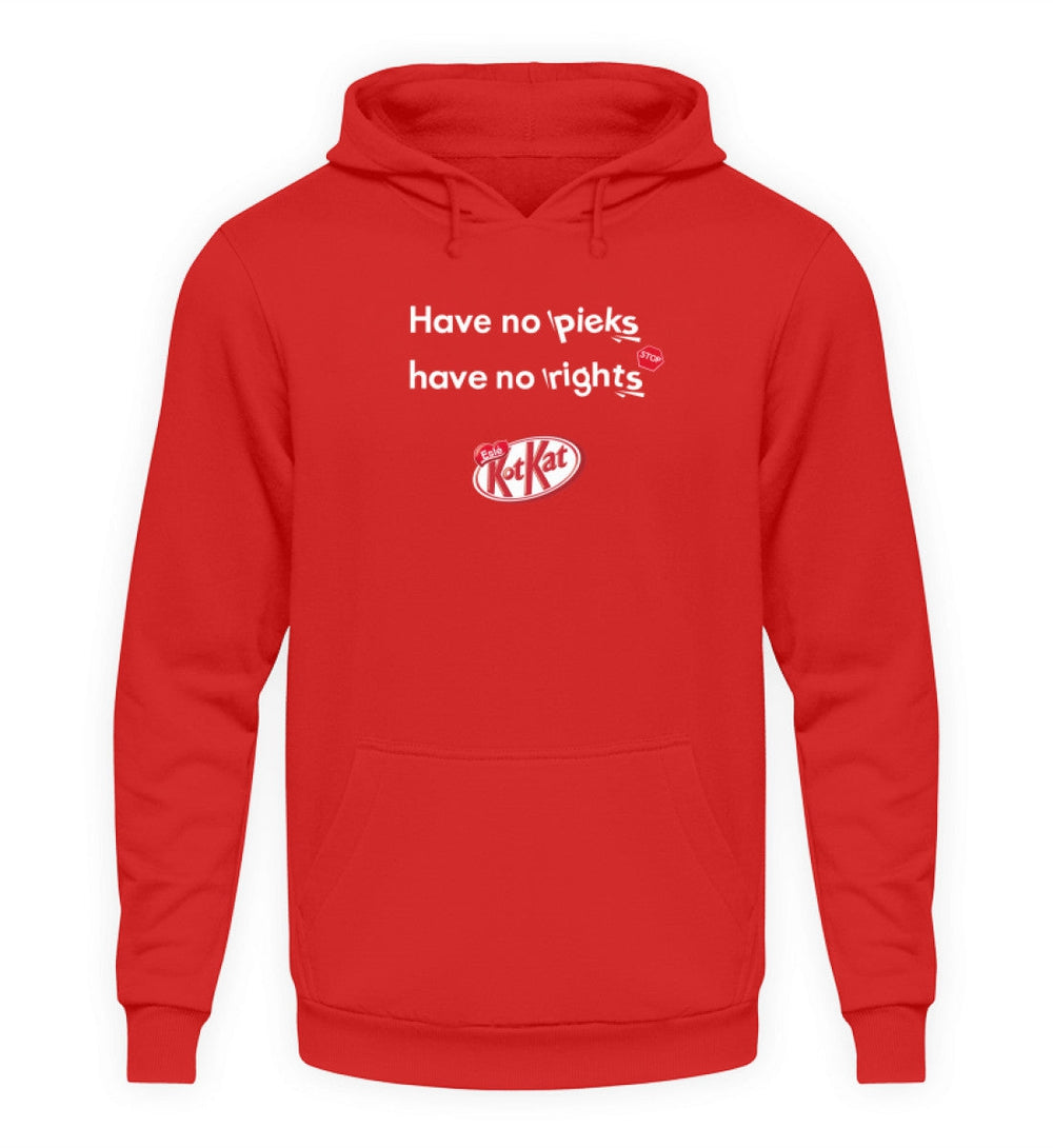 DIE WERBEANSTALT HOODIE MÄDELS • KOTKAT: NO PIEKS NO RIGHTS-HARLEKINSHOP