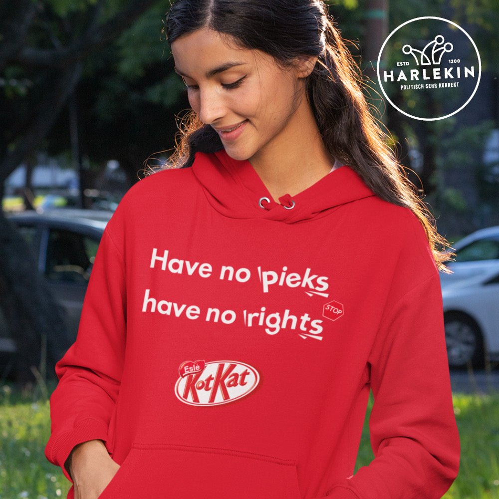 DIE WERBEANSTALT HOODIE MÄDELS • KOTKAT: NO PIEKS NO RIGHTS-HARLEKINSHOP
