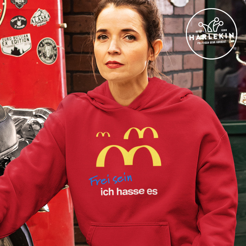 DIE WERBEANSTALT HOODIE MÄDELS • MCDOOF: FREI SEIN-HARLEKINSHOP