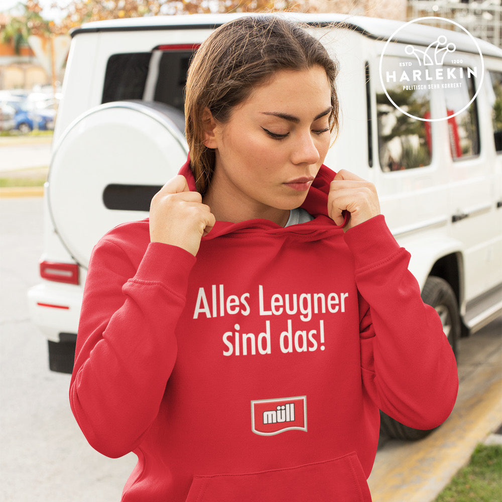 DIE WERBEANSTALT HOODIE MÄDELS • MÜLL: LEUGNER-HARLEKINSHOP