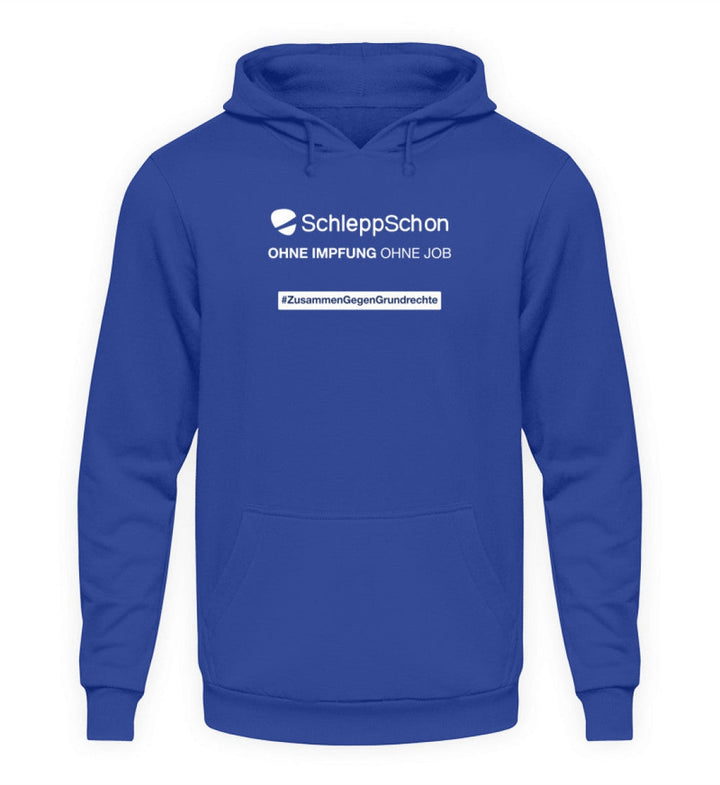 DIE WERBEANSTALT HOODIE MÄDELS • SCHLEPPSCHON: OHNE IMPFUNG OHNE JOB-HARLEKINSHOP