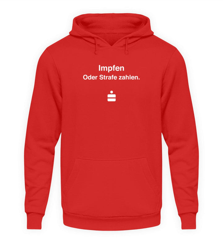 DIE WERBEANSTALT HOODIE MÄDELS • SPASSKASSE: IMPFEN ODER STRAFE ZAHLEN-HARLEKINSHOP
