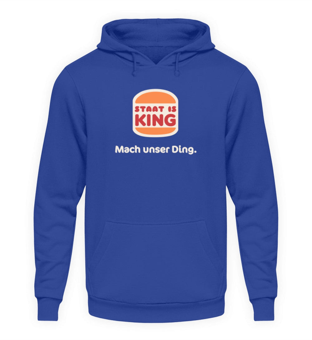 DIE WERBEANSTALT HOODIE MÄDELS • STAAT IST KING-HARLEKINSHOP