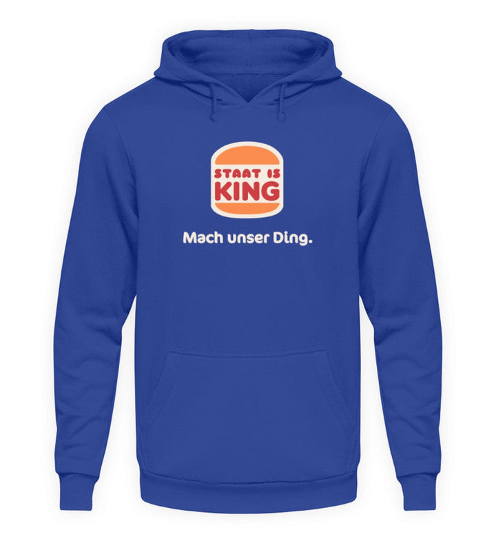 DIE WERBEANSTALT HOODIE MÄDELS • STAAT IST KING-HARLEKINSHOP