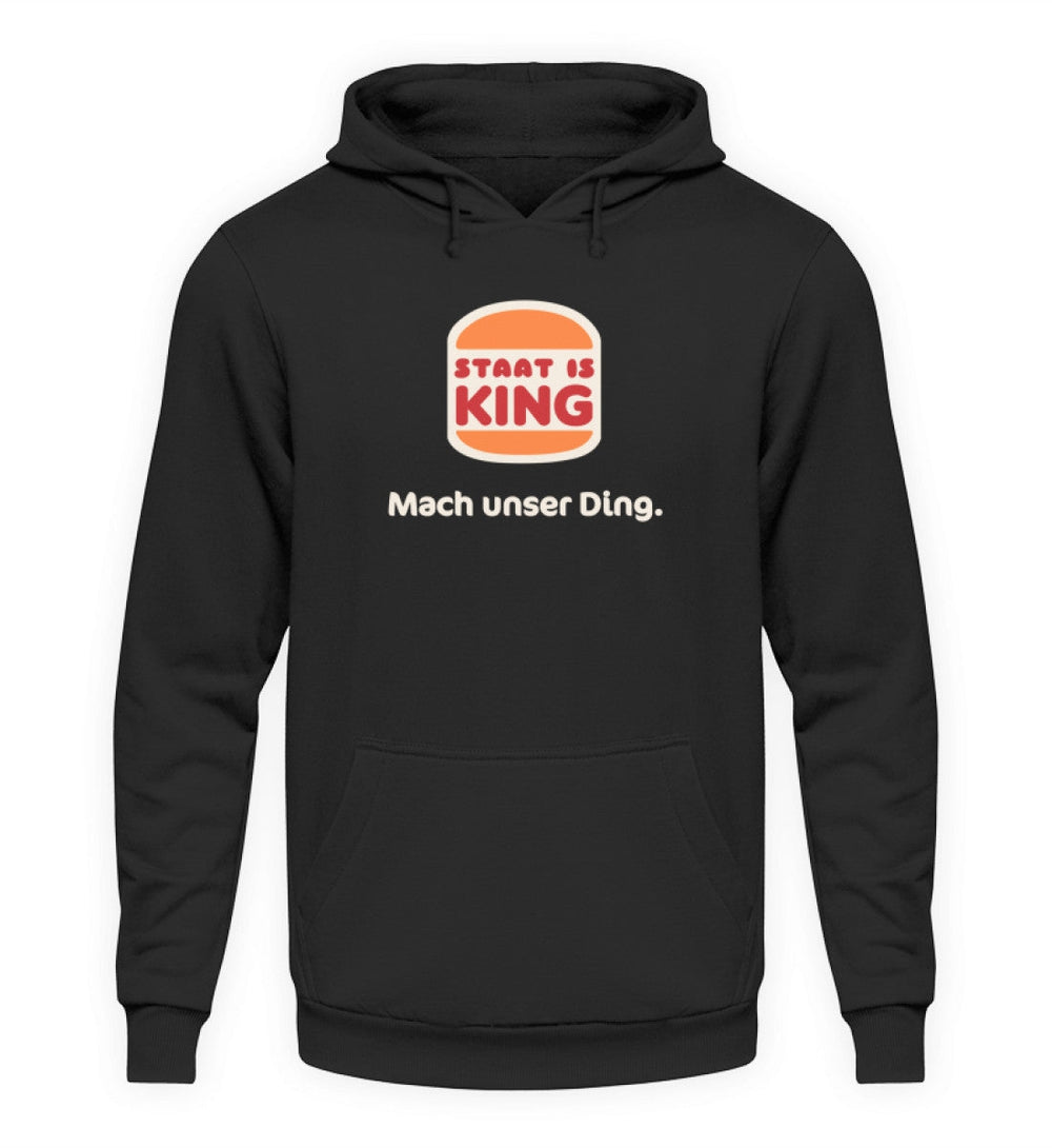 DIE WERBEANSTALT HOODIE MÄDELS • STAAT IST KING-HARLEKINSHOP