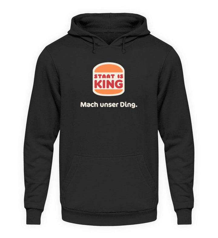 DIE WERBEANSTALT HOODIE MÄDELS • STAAT IST KING-HARLEKINSHOP