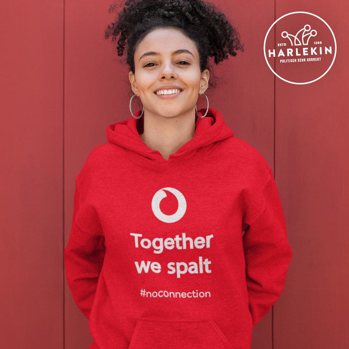 DIE WERBEANSTALT HOODIE MÄDELS • TOGETHER WE SPALT-HARLEKINSHOP