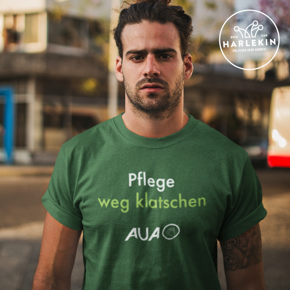DIE WERBEANSTALT ORGANIC SHIRT BUBEN • AUA: PFLEGE WEG KLATSCHEN-HARLEKINSHOP