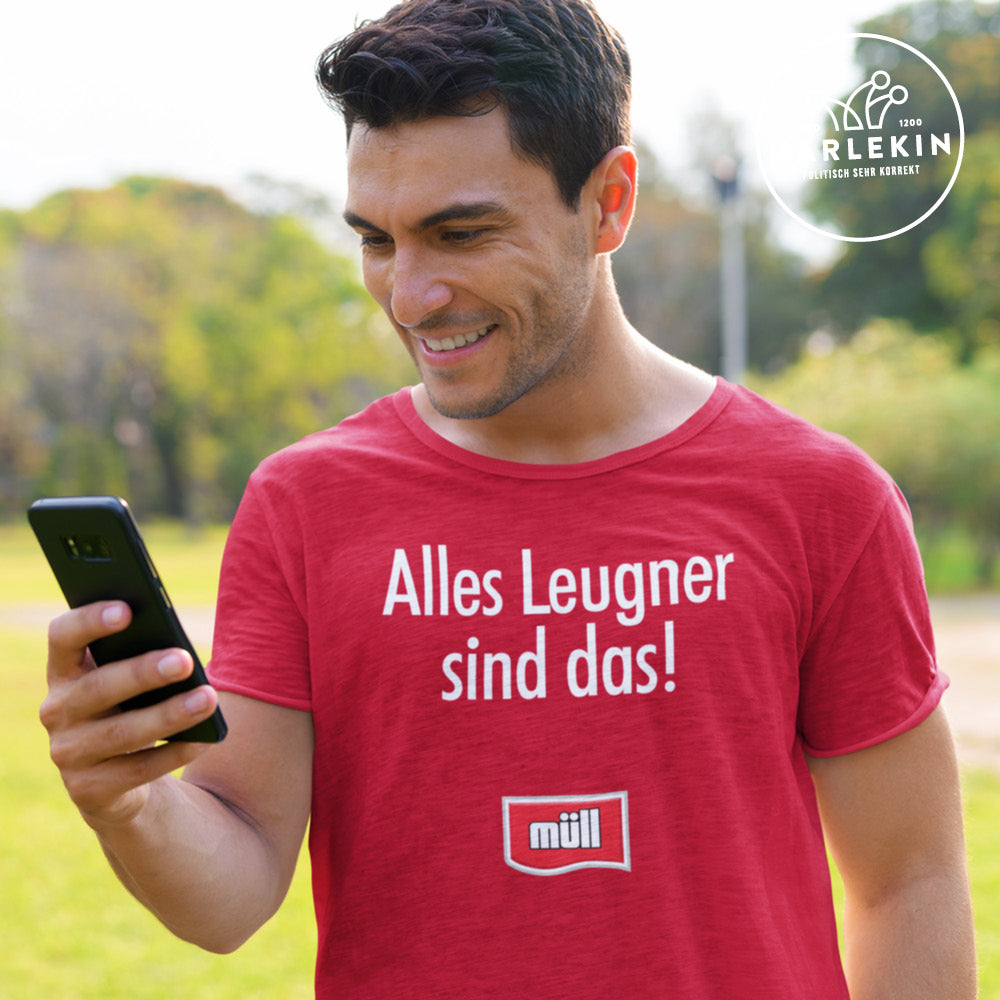 DIE WERBEANSTALT ORGANIC SHIRT BUBEN • MÜLL: LEUGNER-HARLEKINSHOP