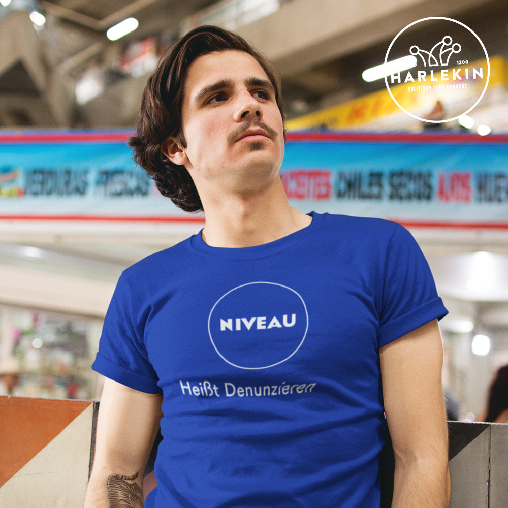 DIE WERBEANSTALT ORGANIC SHIRT BUBEN • NIVEAU HEISST DENUNZIEREN-HARLEKINSHOP