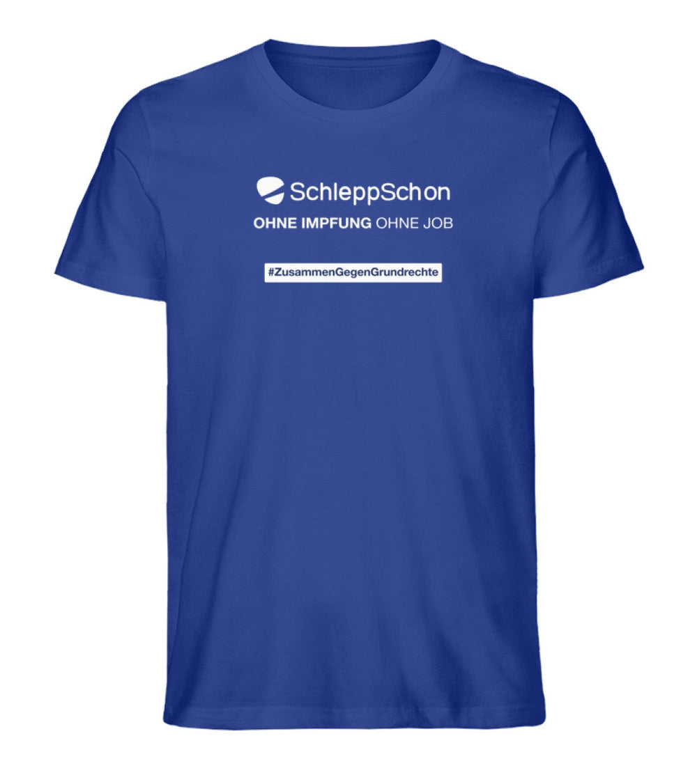 DIE WERBEANSTALT ORGANIC SHIRT BUBEN • SCHLEPPSCHON: OHNE IMPFUNG OHNE JOB-HARLEKINSHOP