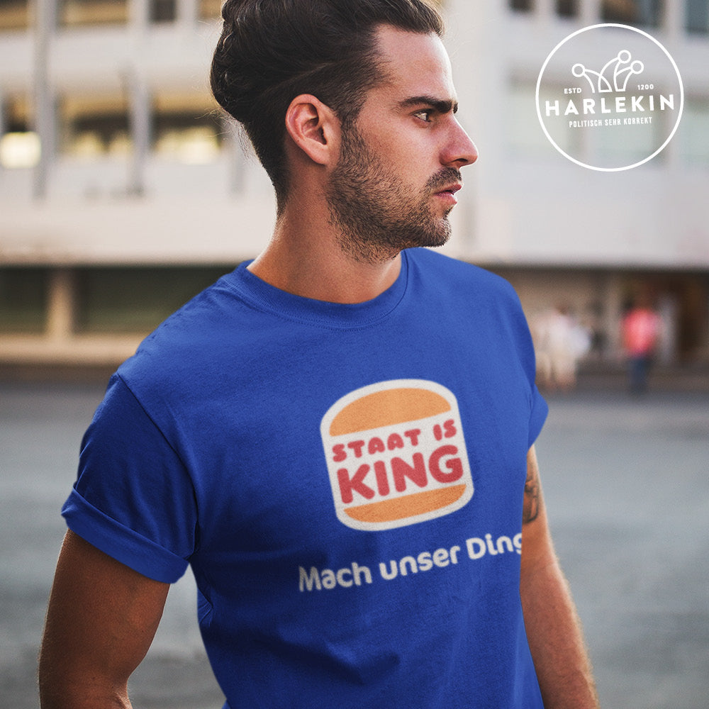 DIE WERBEANSTALT ORGANIC SHIRT BUBEN • STAAT IST KING-HARLEKINSHOP