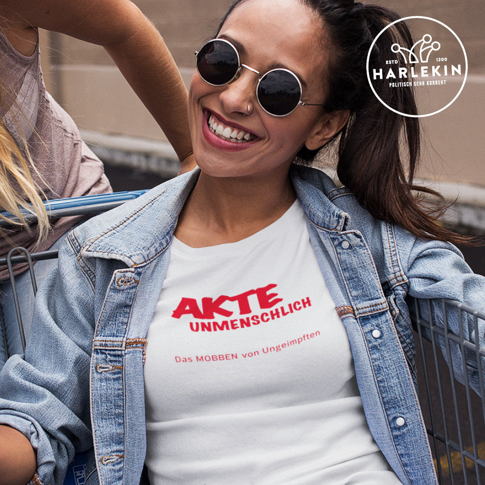 DIE WERBEANSTALT ORGANIC SHIRT MÄDELS • AKTE UNMENSCHLICH-HARLEKINSHOP