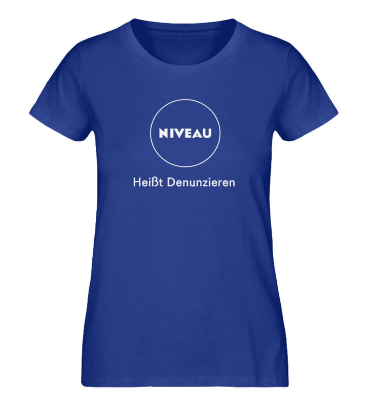 DIE WERBEANSTALT ORGANIC SHIRT MÄDELS • NIVEAU HEISST DENUNZIEREN-HARLEKINSHOP