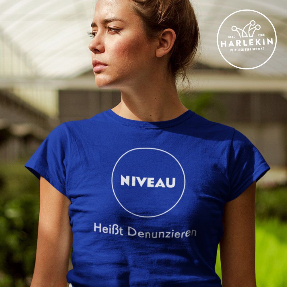 DIE WERBEANSTALT ORGANIC SHIRT MÄDELS • NIVEAU HEISST DENUNZIEREN-HARLEKINSHOP