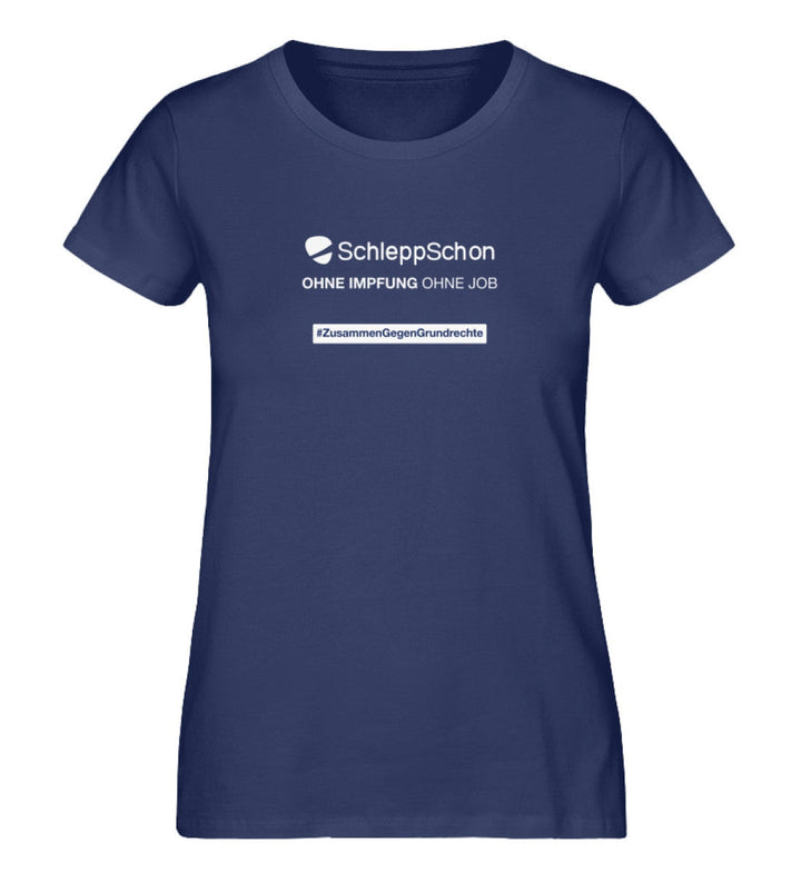 DIE WERBEANSTALT ORGANIC SHIRT MÄDELS • SCHLEPPSCHON: OHNE IMPFUNG OHNE JOB-HARLEKINSHOP