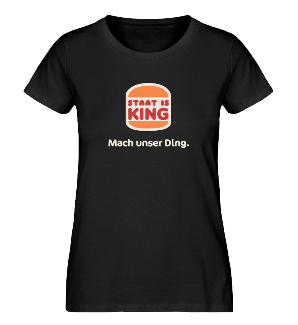 DIE WERBEANSTALT ORGANIC SHIRT MÄDELS • STAAT IST KING-HARLEKINSHOP