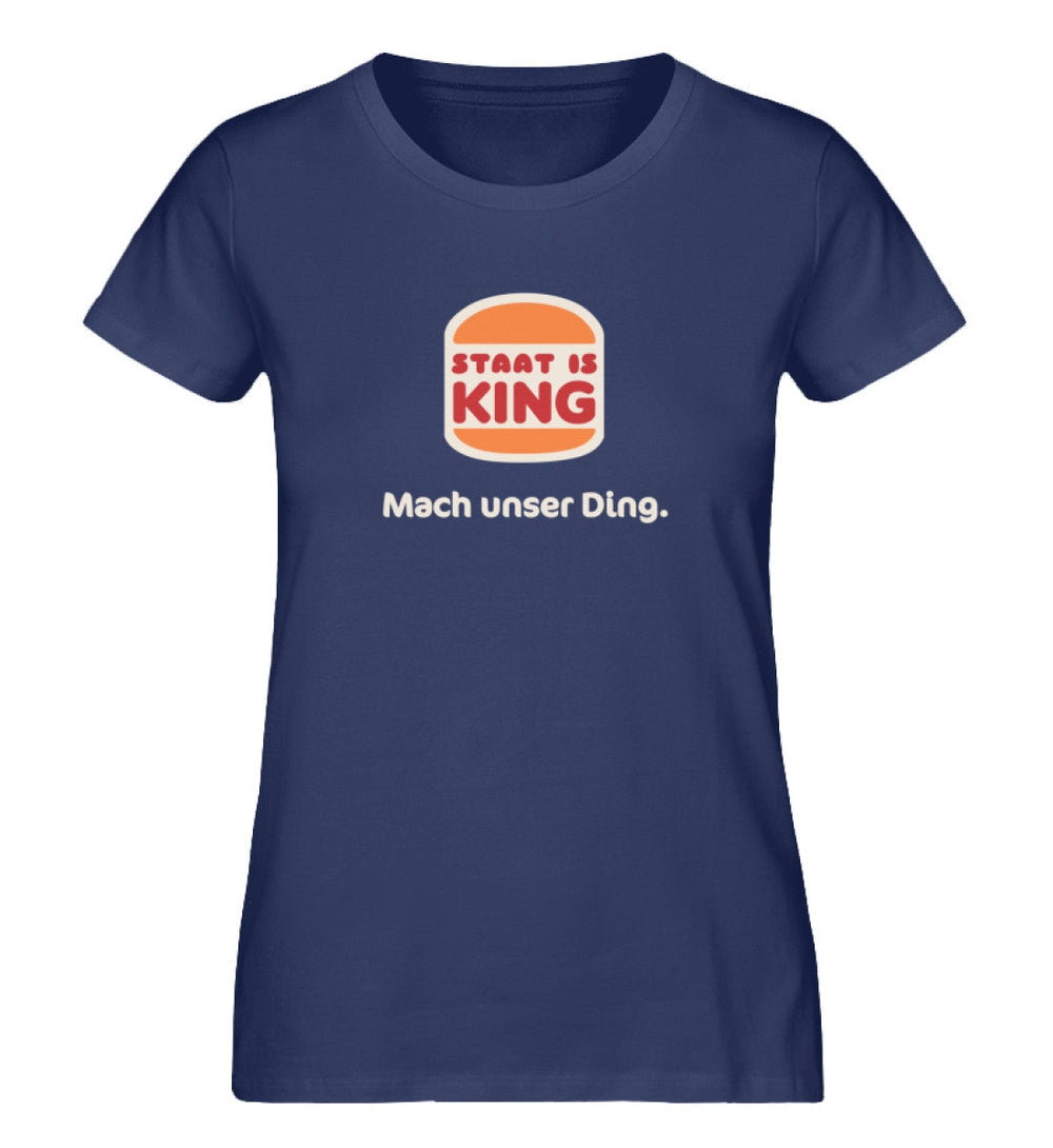 DIE WERBEANSTALT ORGANIC SHIRT MÄDELS • STAAT IST KING-HARLEKINSHOP