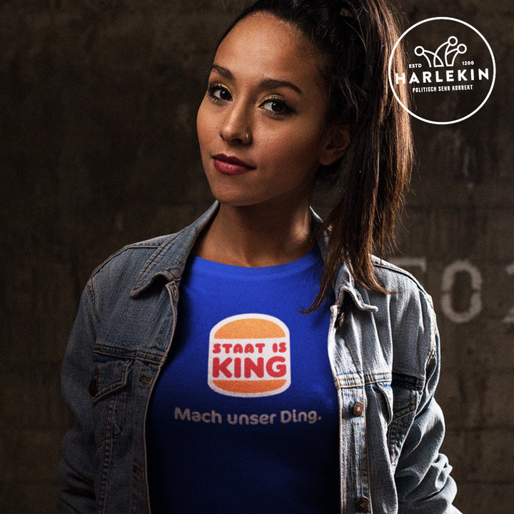 DIE WERBEANSTALT ORGANIC SHIRT MÄDELS • STAAT IST KING-HARLEKINSHOP