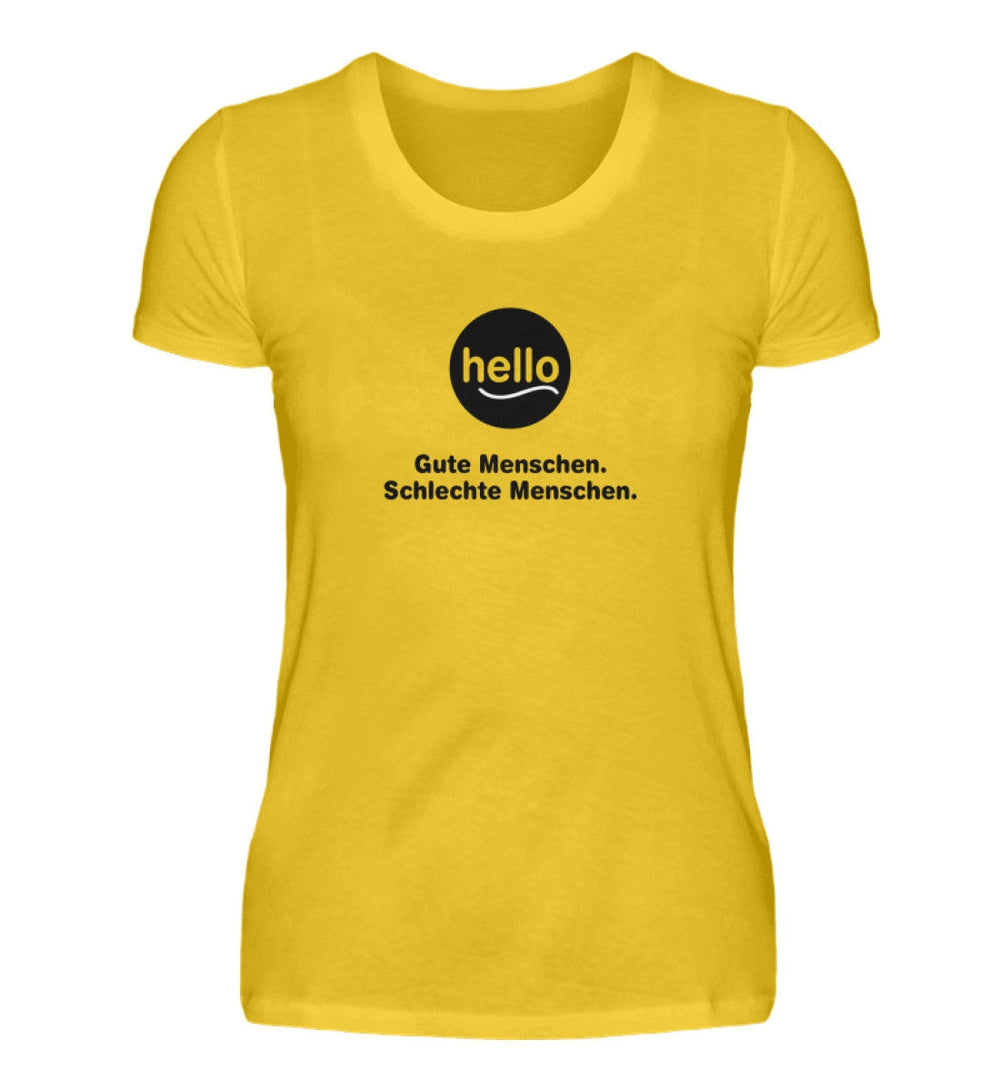 DIE WERBEANSTALT SHIRT MÄDELS • HELLO: GUTE MENSCHEN SCHLECHTE MENSCHEN-HARLEKINSHOP
