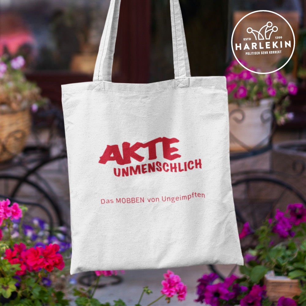 DIE WERBEANSTALT STOFFTASCHE • AKTE UNMENSCHLICH-HARLEKINSHOP