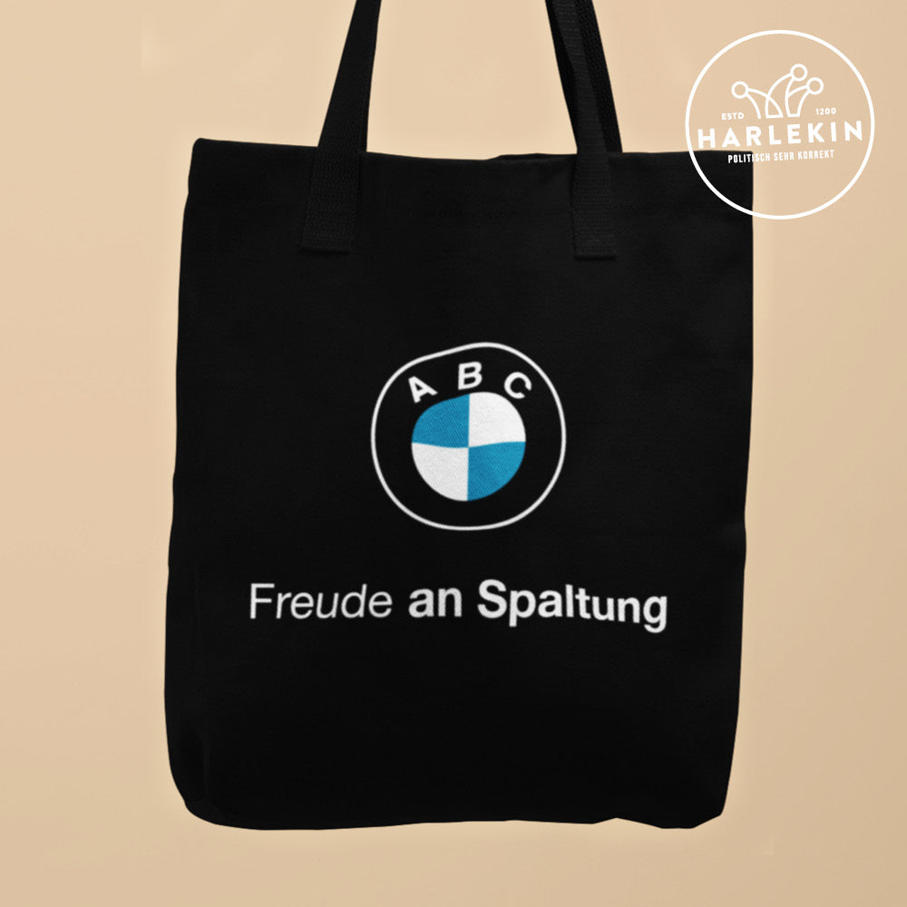 DIE WERBEANSTALT STOFFTASCHE • FREUDE AN SPALTUNG-HARLEKINSHOP